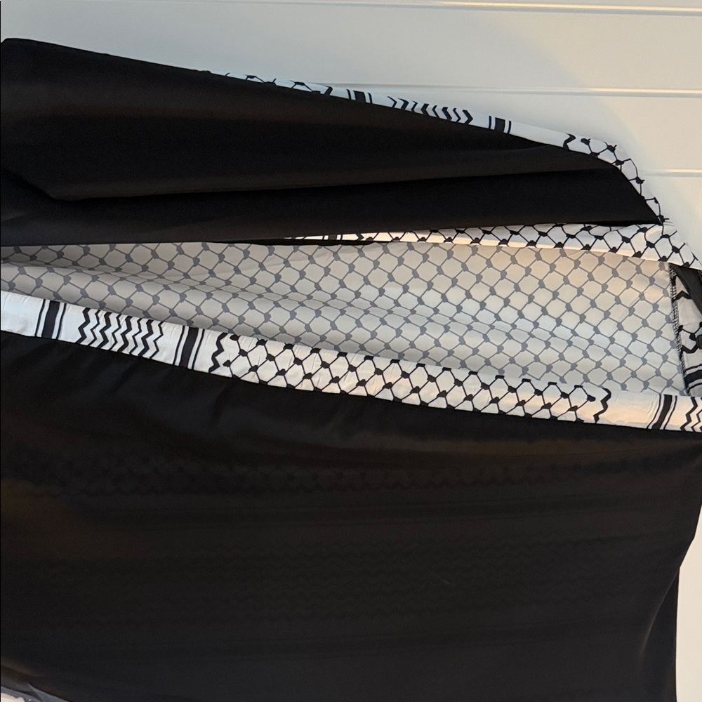 Black and White Patterned Fabric